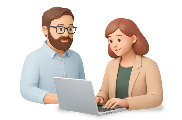 Team dat samenwerkt aan een project