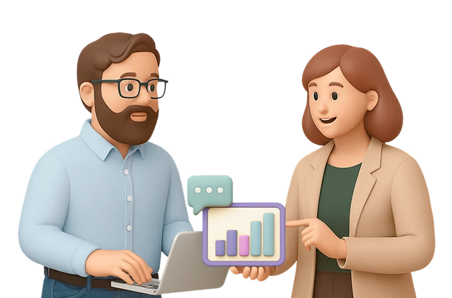 Team dat samenwerkt aan een project